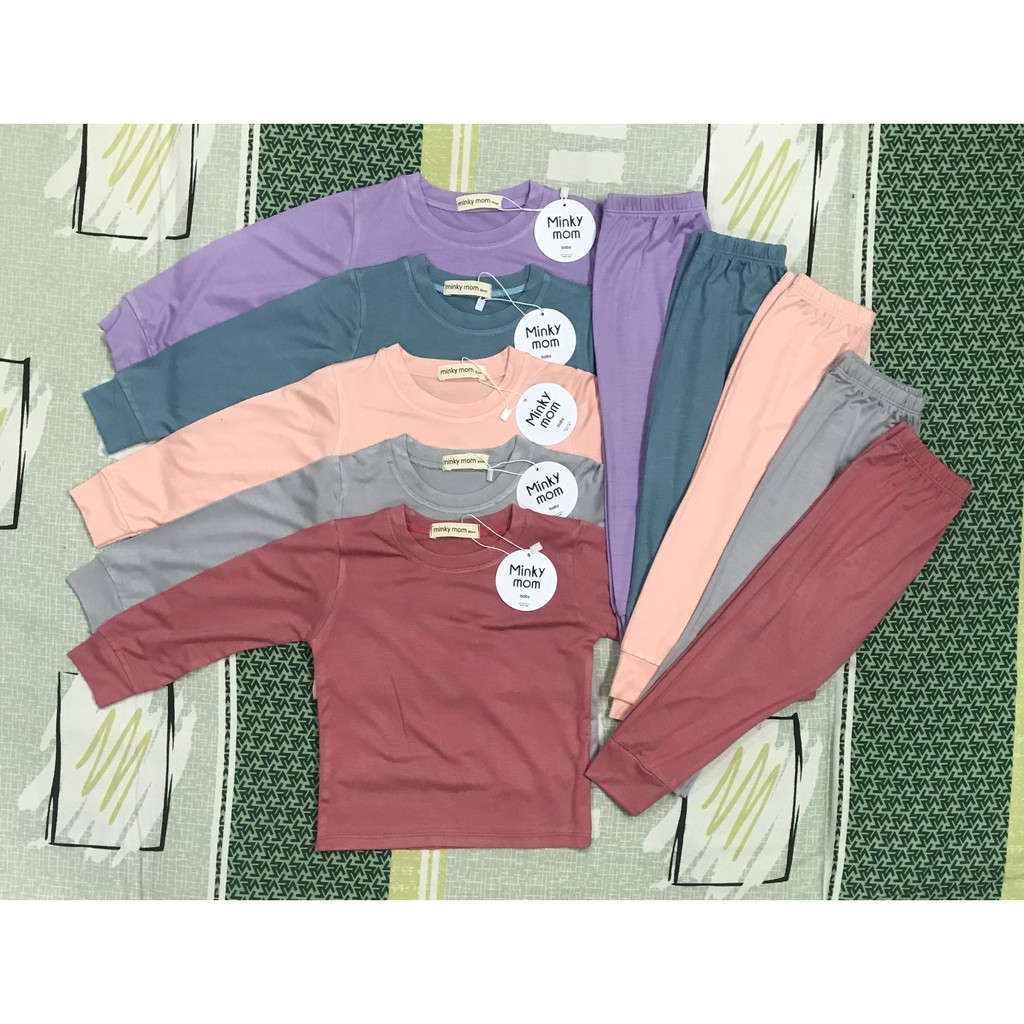 Minky Mom Long-Sleeved Cold Elastic Set For Boys And Girls From 8-32KG.