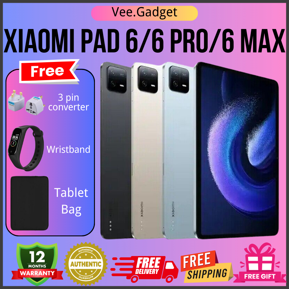 [NEW 2023] Xiaomi Pad 6 Max 14/Xiaomi Pad 6/Xiaomi Pad 6 Pro Snapdragon 8+ Gen 1 11" inch 2.8K LCD Screen Mi Pad 6 Pro