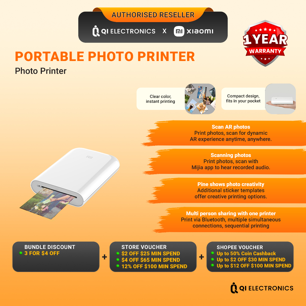 Xiaomi Mi Portable Photo Printer